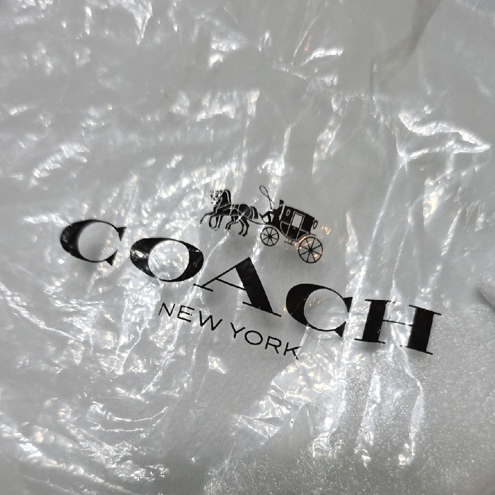 Coach Signature Black Luggage Tag - Picture 4 of 7